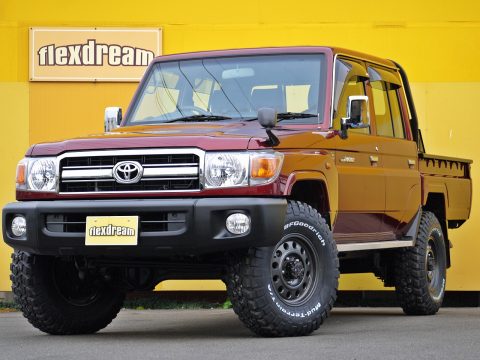 フレックスドリームがARB4x4の正規輸入代理店に✨✨再販モデル　ランクル７０　ピックアップのＡＲＢフロントバンパーを交換しました🎶🎶